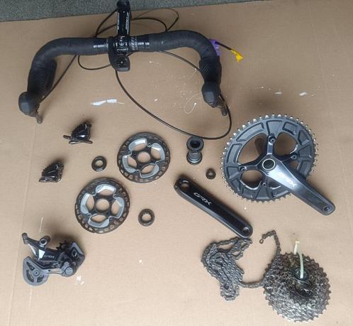Shimano GRX 1x12s groepset, Fietsen en Brommers, Fietsonderdelen, Nieuw, Racefiets, Crankstel of Pedalen, Ophalen of Verzenden