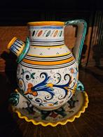 Deruda Keramiek kan en schotel, Antiek en Kunst, Antiek | Keramiek en Aardewerk, Ophalen