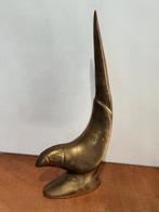 Brutalist koperen papegaai , 26 cm hoogte, Ophalen of Verzenden, Koper