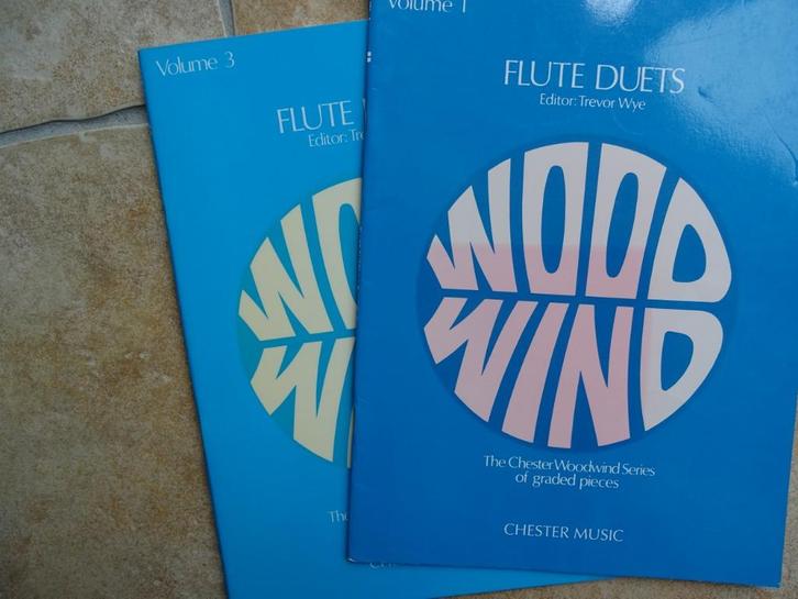 Bladmuziek duetten dwarsfluit blokfluit viool fagot 7 stuks, Muziek en Instrumenten, Bladmuziek, Zo goed als nieuw, Overige soorten