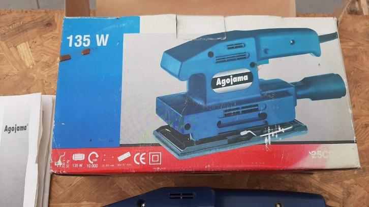 Ponceuse, ponceuse orbitale, ponceuse plate, Bricolage & Construction, Outillage | Ponceuses, Utilisé, Ponceuse orbitale, Enlèvement ou Envoi