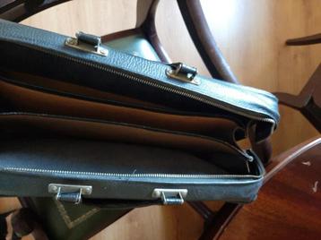 lederen boekentassen, Handtassen en Accessoires, Tassen | Schooltassen, Ophalen of Verzenden, Gebruikt, Aktetas of Boekentas, Leer