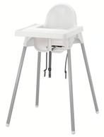 Ikea ANTILOP 2x Hoge kinderstoel met blad, wit, Kinderen en Baby's, Kinderstoelen, Ophalen, Zo goed als nieuw