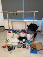 Tufting Set – Startklaar met Frame, Wol & Tools, Hobby en Vrije tijd, Borduren en Borduurmachines, Ophalen, Gebruikt, Overige typen