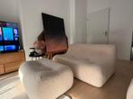 Ligne Roset Kali tweezitsbank + poef, Ophalen of Verzenden, Zo goed als nieuw