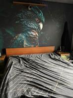 Bed met electrische lattenbodem 180x220, Huis en Inrichting, Ophalen, Verstelbaar, Overige kleuren, Tweepersoons