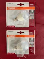 2 nieuwe Osram LED lampen 6W=40W 2700K E14 mat, Ophalen of Verzenden, Nieuw, E14 (klein), Gloeilamp