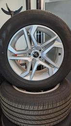 Originele 18 Duim velgen met zomer banden van Audi Q5, Ophalen, 18 inch, Gebruikt, Banden en Velgen