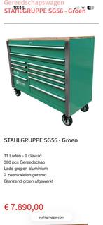Gereedschapkar Stahlgruppe SG56, Ophalen, Nieuw