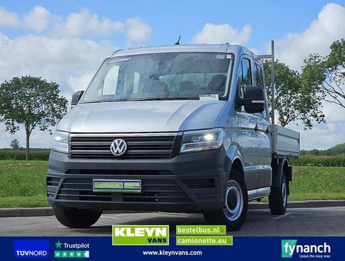 Volkswagen CRAFTER 35 2.0 Open Laadbak Dub.Cab, Auto's, Bestelwagens en Lichte vracht, Bedrijf, Airconditioning, Trekhaak, Diesel
