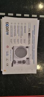 Luchtontvochtiger ecor dryfan pro DH800, Ophalen of Verzenden, Nieuw, Luchtontvochter