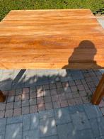 Teak tafel 1,4mx1,4m, Huis en Inrichting, Tafels | Eettafels, Ophalen, Gebruikt, Vijf personen of meer, 100 tot 150 cm
