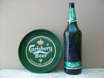 Carlsberg Fles 3L Liter - Plateau - Bier - Glas - Opener, Verzamelen, Biermerken, Ophalen of Verzenden, Gebruikt, Overige typen