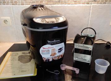 Machine à pain Moulinex Bread of the World, Enlèvement, Comme neuf, Avec minuteur, Plus de 10 programmes