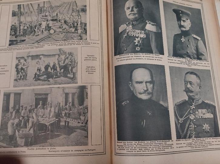 Oude boeken: Courrier de Guerre en Larousse, Antiek en Kunst, Antiek | Boeken en Manuscripten, Ophalen