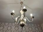 Landelijke witte luster, Huis en Inrichting, Lampen | Kroonluchters, Ophalen