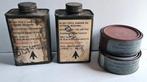 2 peintures à l'huile Tom Smith et 2 bottes militaires impré, Collections, Enlèvement ou Envoi, Armée de terre, Autres types
