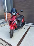 Piaggio Zip 4T Scooter Glans Rood FULL OPTION (A-KLASSE), Overige modellen, Klasse A (25 km/u), Ophalen of Verzenden, Zo goed als nieuw