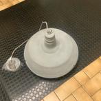 Grijze metalen hanglamp., Ophalen, Nieuw, Metaal