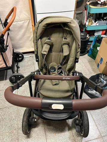 Cybex gazelle S met alle toebehoren, Autres marques, Tige de poussée réglable, Comme neuf, Enlèvement