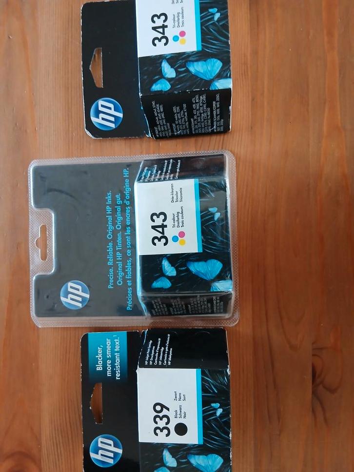 HP 343 originele drie-kleuren inktcartridge, Computers en Software, Printerbenodigdheden, Cartridge, Ophalen