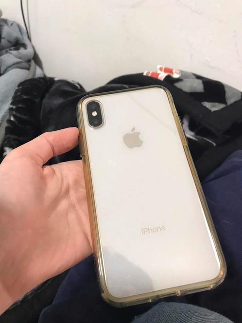 Iphone x (wit) (256 GB) (1,5 maand gebruikt) (100% batterij), Telecommunicatie, Mobiele telefoons | Apple iPhone, 256 GB, iPhone X