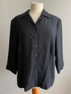 Zwarte blouse met driekwartsmouw Mayerline Brussels maat 44, Comme neuf, Noir, Taille 42/44 (L), Envoi