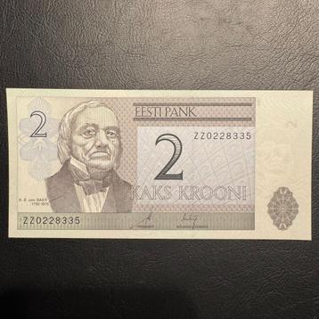 Estland - 2 kroon 2007 - P 85B  - UNC -REPLACEMENT ZZ- 538 beschikbaar voor biedingen