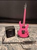 Roze elektrische gitaar, Muziek en Instrumenten, Ophalen, Nieuw