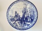 Decoratief bord Delfts blauw Nederland antiek brocante, Antiek en Kunst, Antiek | Wandborden en Tegels, Ophalen of Verzenden