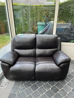 Tweezit met 2 relaxen manueel, Huis en Inrichting, Zetels | Zetels, Ophalen, Zo goed als nieuw