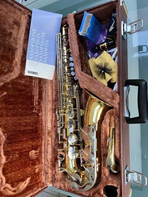 Yamaha Yas-25 Saxofoon, Musique & Instruments, Instruments à vent | Saxophones, Comme neuf, Alto, Avec valise, Enlèvement