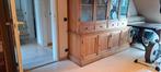 Teak vitrine kast en lage kast, Ophalen