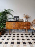 Vintage midcentury dressoir | platenspeler meubel | kast, Huis en Inrichting, Kasten | Dressoirs, Ophalen, Gebruikt, 100 tot 150 cm
