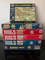 6 Jan Van Haasteren puzzels (2000 en 3000 st), Ophalen of Verzenden, Meer dan 1500 stukjes, Zo goed als nieuw, Legpuzzel