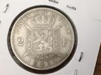 2 francs 1867 Belgique Léopold II, Timbres & Monnaies, Envoi, Argent
