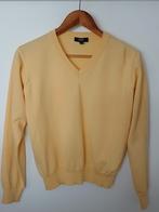 Pull jaune avec un col en V - POINT TESSITORE - Taille 48, Jaune, Enlèvement, Porté, Taille 48/50 (M)