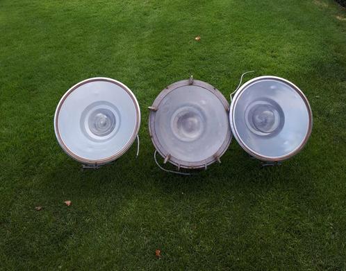 3 grote antieke ADB schijnwerpers jaren 1945, Antiek en Kunst, Antiek | Verlichting, Ophalen