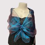 stola petrol - stola organza, Enlèvement ou Envoi, Neuf, Écharpe
