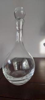 Stijlvolle druppelvormige glazen karaf, Antiek en Kunst, Antiek | Glaswerk en Kristal, Ophalen of Verzenden