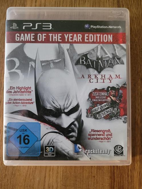 PS3 BATMAN ARKHAM CITY GAME OF THE YEAR EDITION, Consoles de jeu & Jeux vidéo, Jeux | Sony PlayStation 3, Comme neuf, Enlèvement ou Envoi