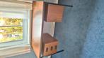 bureau roodbruin met ijzeren poten, Huis en Inrichting, Ophalen, Gebruikt, Bureau