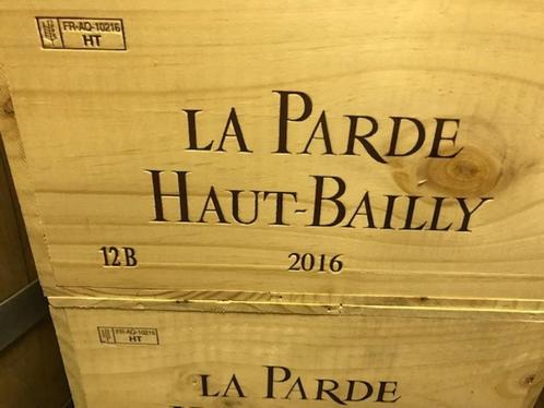Chateau La Parde Haut Bailly 2016 (Wine Advocate 91/100), Collections, Vins, Neuf, Vin rouge, France, Pleine, Enlèvement