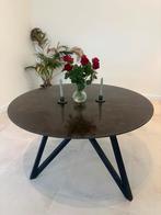 Ronde eettafel d120cm, Huis en Inrichting, Tafels | Eettafels, Ophalen, Rond, Zo goed als nieuw, Overige houtsoorten