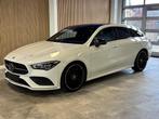 Mercedes Cla 200 sb -amg-pano-burmester-360camera-distronic, Auto's, CLA, 4 cilinders, Alcantara, Wit