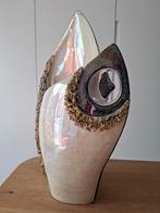 Vase vintage en faïence irisée - 60s sixties, Antiquités & Art, Enlèvement ou Envoi