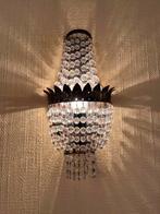 2x Glazen wandlamp – Klassiek model, Huis en Inrichting, Lampen | Wandlampen, Ophalen, Gebruikt, Glas, Klassieke stijl