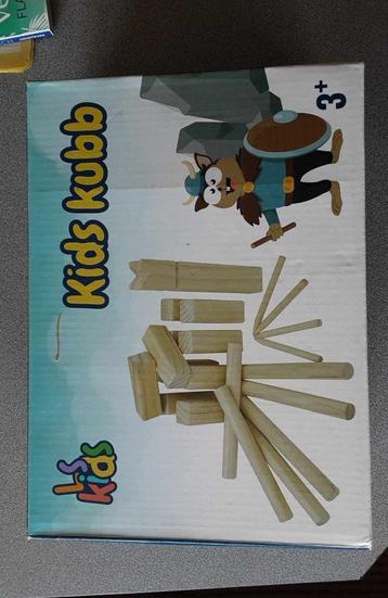 kids kubb, Kinderen en Baby's, Speelgoed | Houten speelgoed, Ophalen of Verzenden, Zo goed als nieuw, Rij- of Hobbelspeelgoed