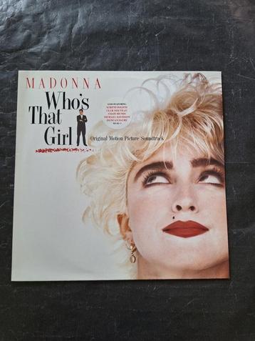 MADONNA "Who's That Girl" soundtrack LP (1987) IZGS beschikbaar voor biedingen
