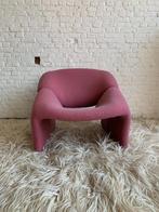 Pierre Paulin Groovy M-Chair f580 1e editie, Huis en Inrichting, Fauteuils, Gebruikt, Stof, 75 tot 100 cm, 50 tot 75 cm